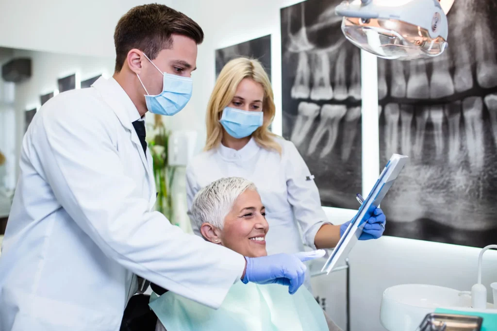 athens family dentist and patient